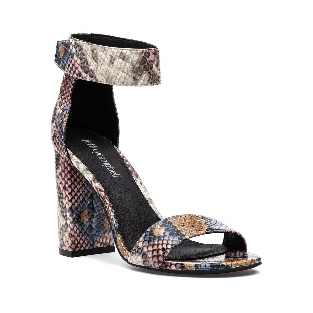 Jeffery Campbell Lindsay Snakeskin Pump Heels